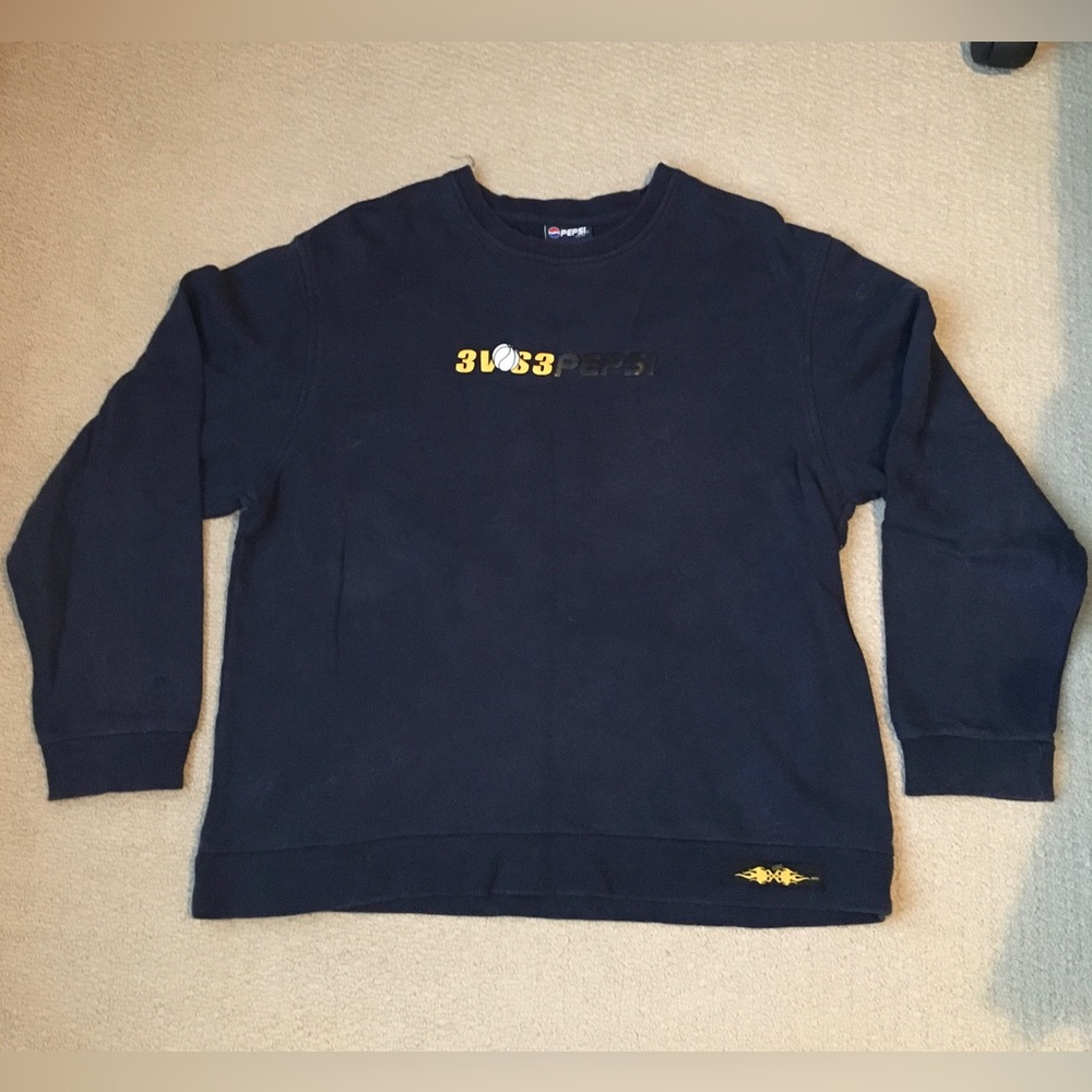 PEPSI sports dark blue thick coat